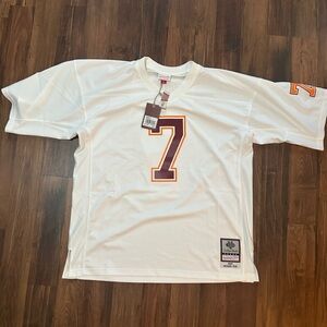 Michael Vick Mitchell & Ness Virginia Tech White Jersey
